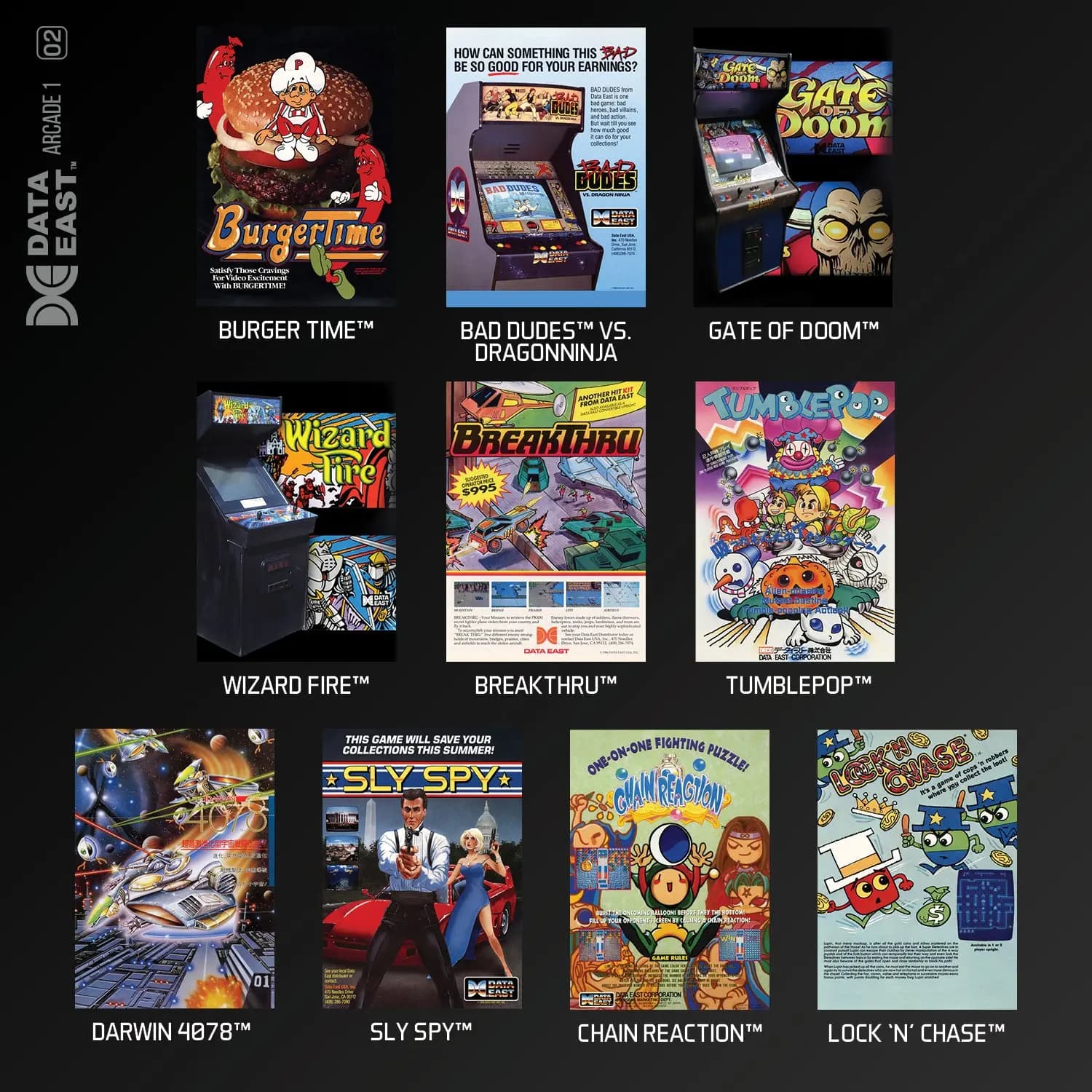 Picture of Data East Arcade 1 6