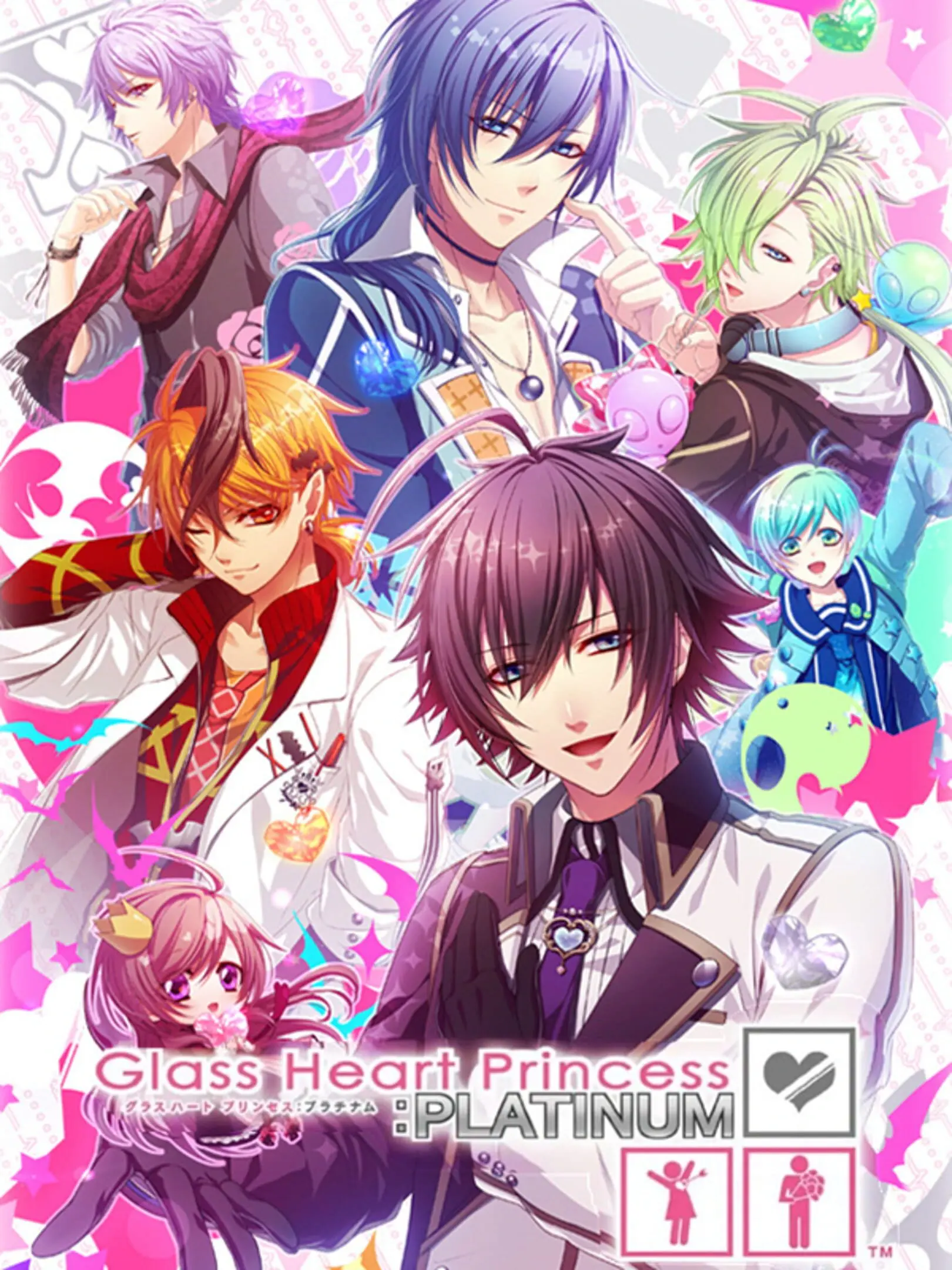 Glass Heart Princess Platinum