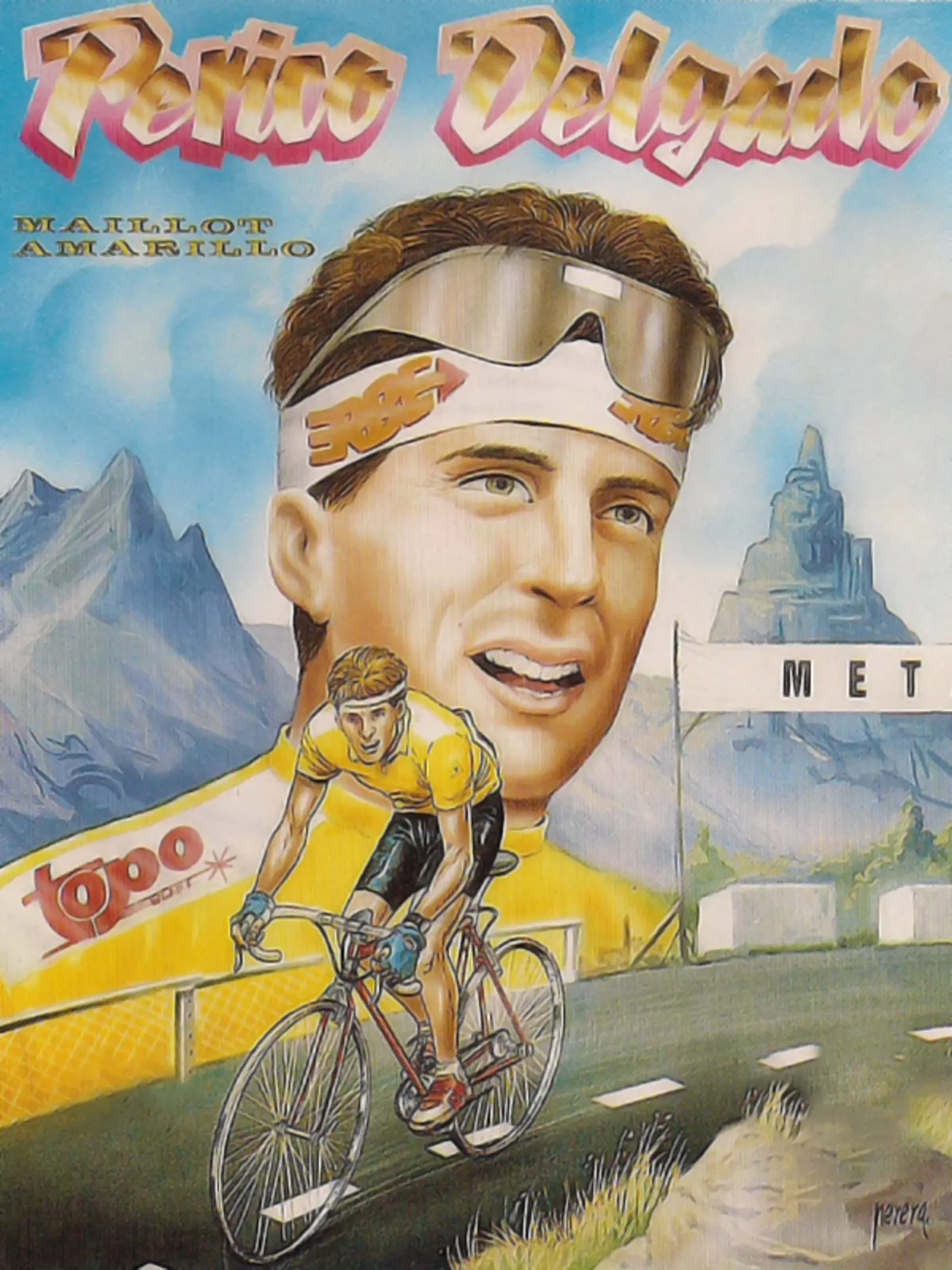 Picture of Perico Delgado Maillot Amarillo