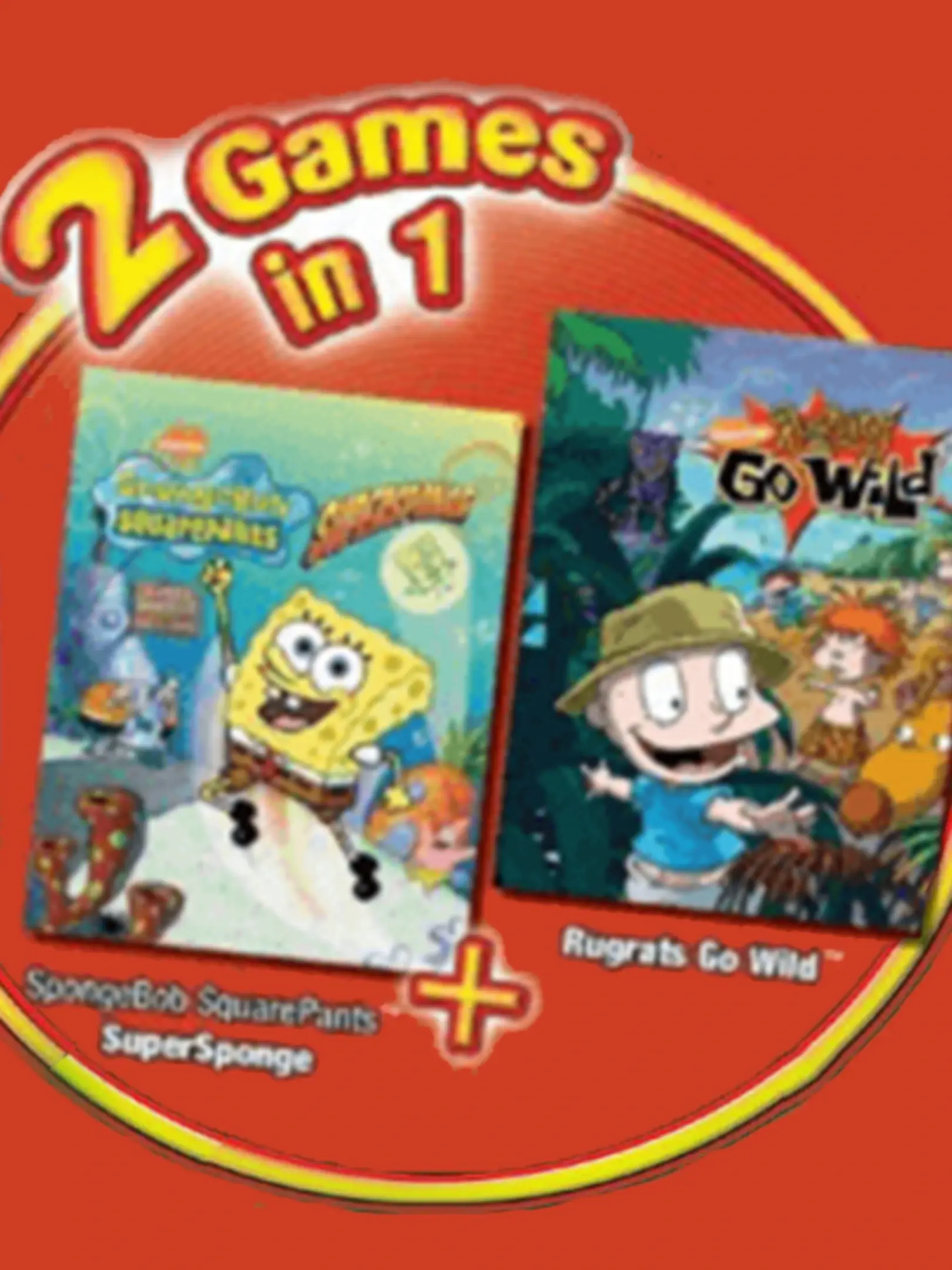 Picture of 2 Games In 1: SpongeBob SquarePants: SuperSponge / Rugrats Go Wild