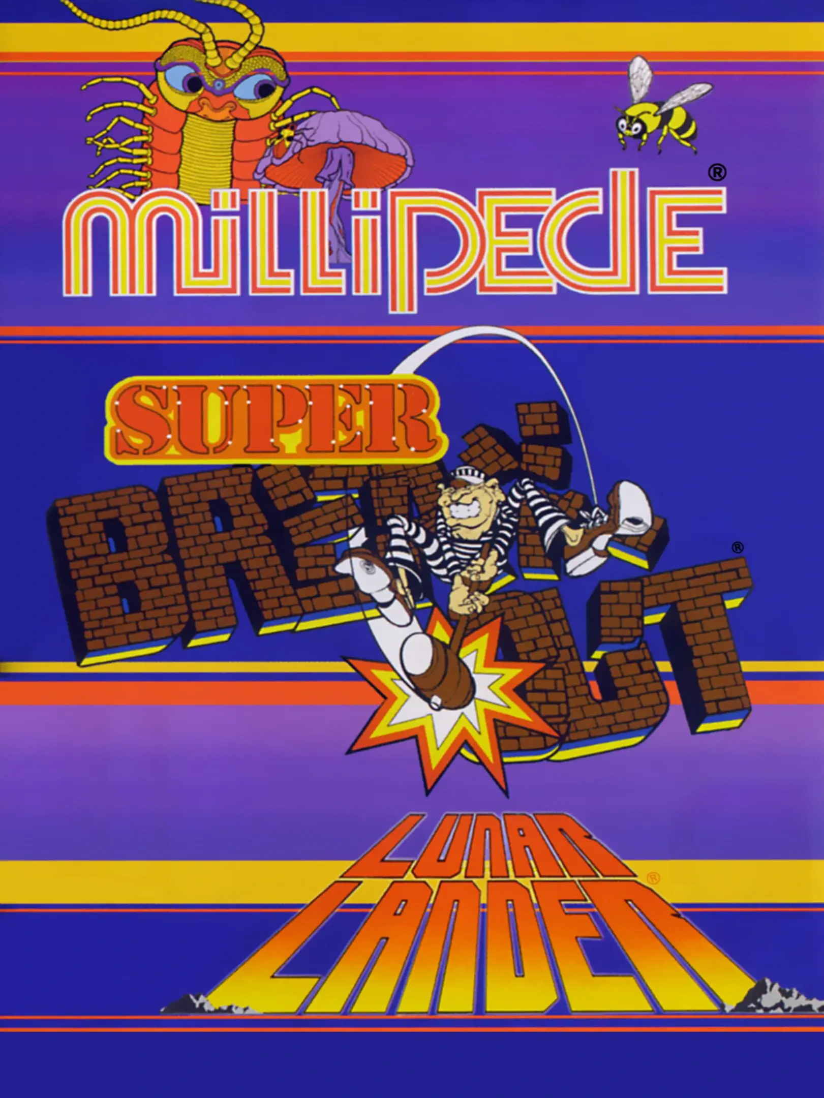 Picture of Millipede / Super Breakout / Lunar Lander
