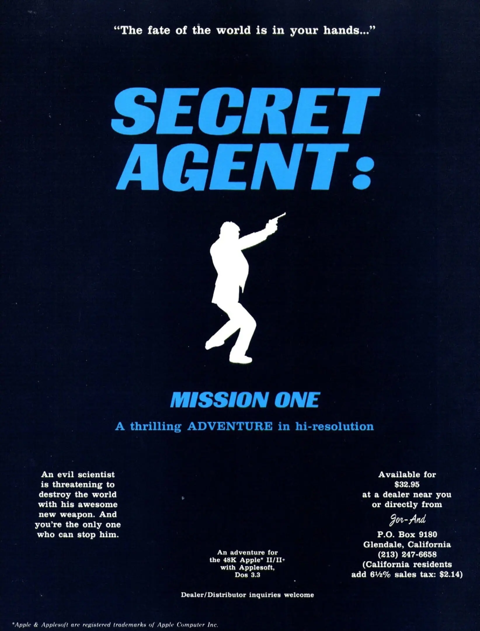 Picture of Secret Agent Mission One