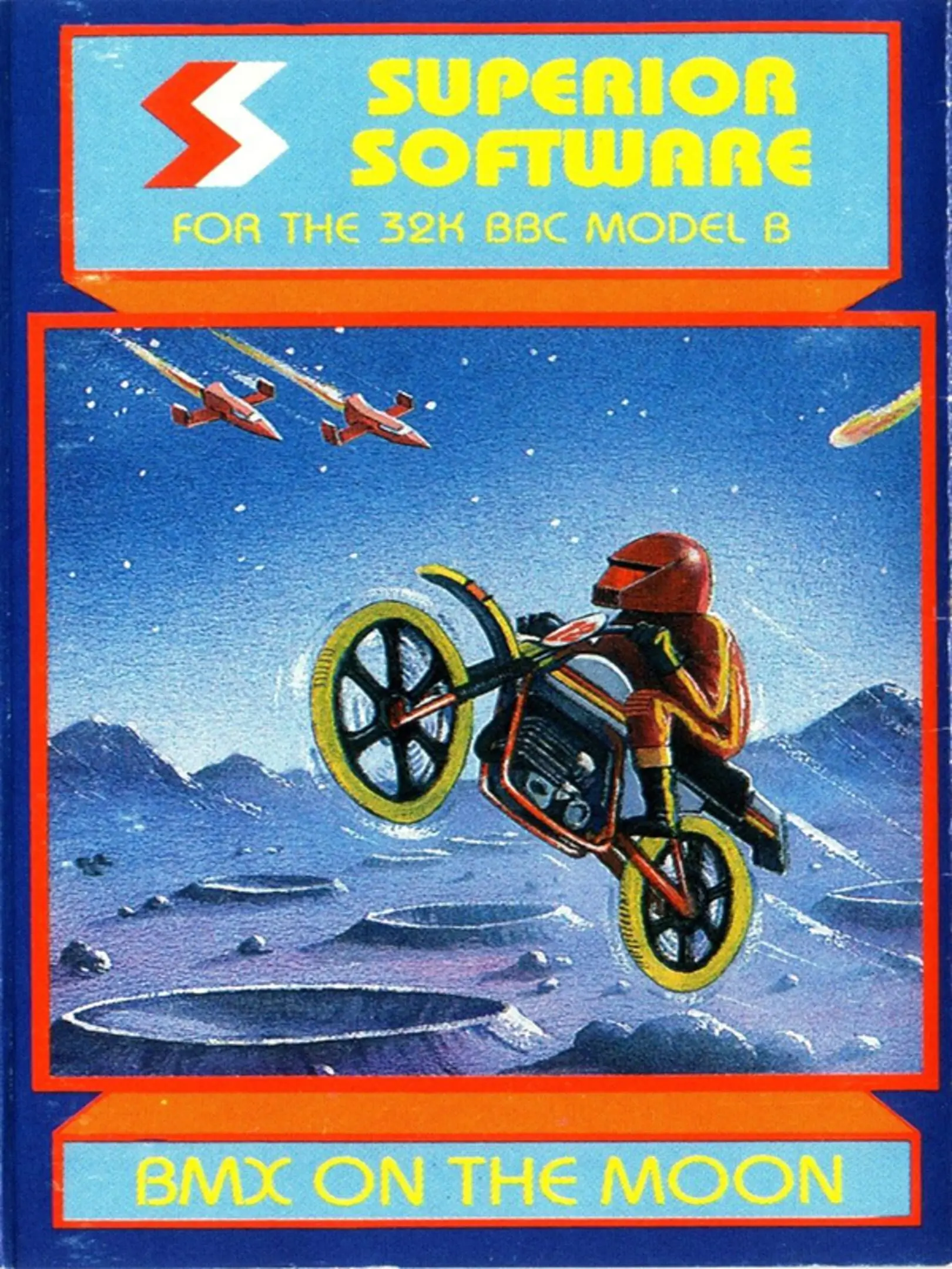 Picture of BMX on the Moon