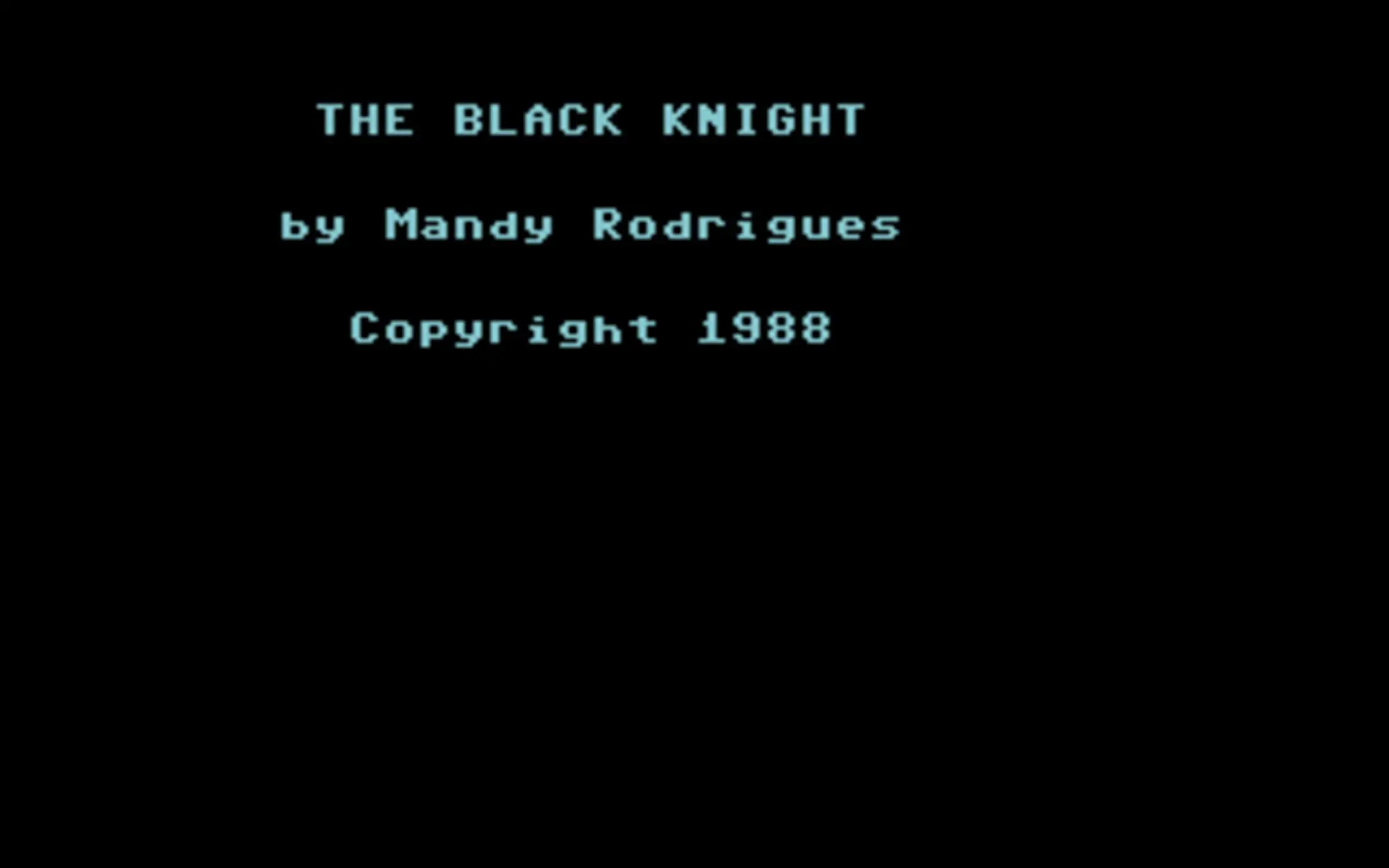 Picture of Black Knight Adventure