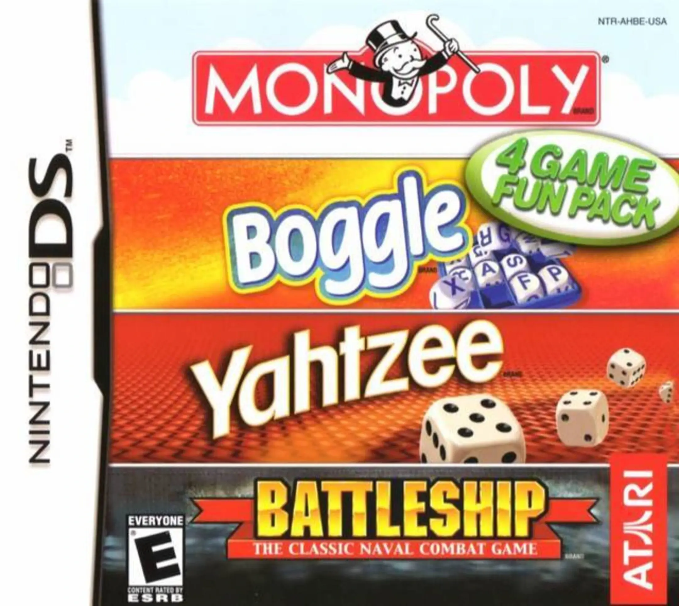 Picture of Monopoly / Boggle / Yahtzee / Battleship
