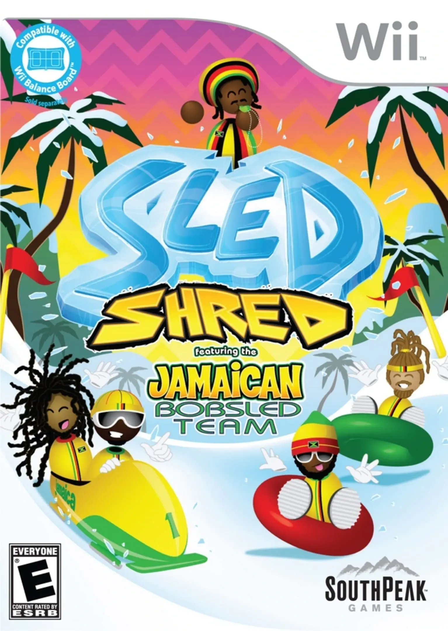 Picture of Sled Shred featuring the Jamaican Bobsled Team