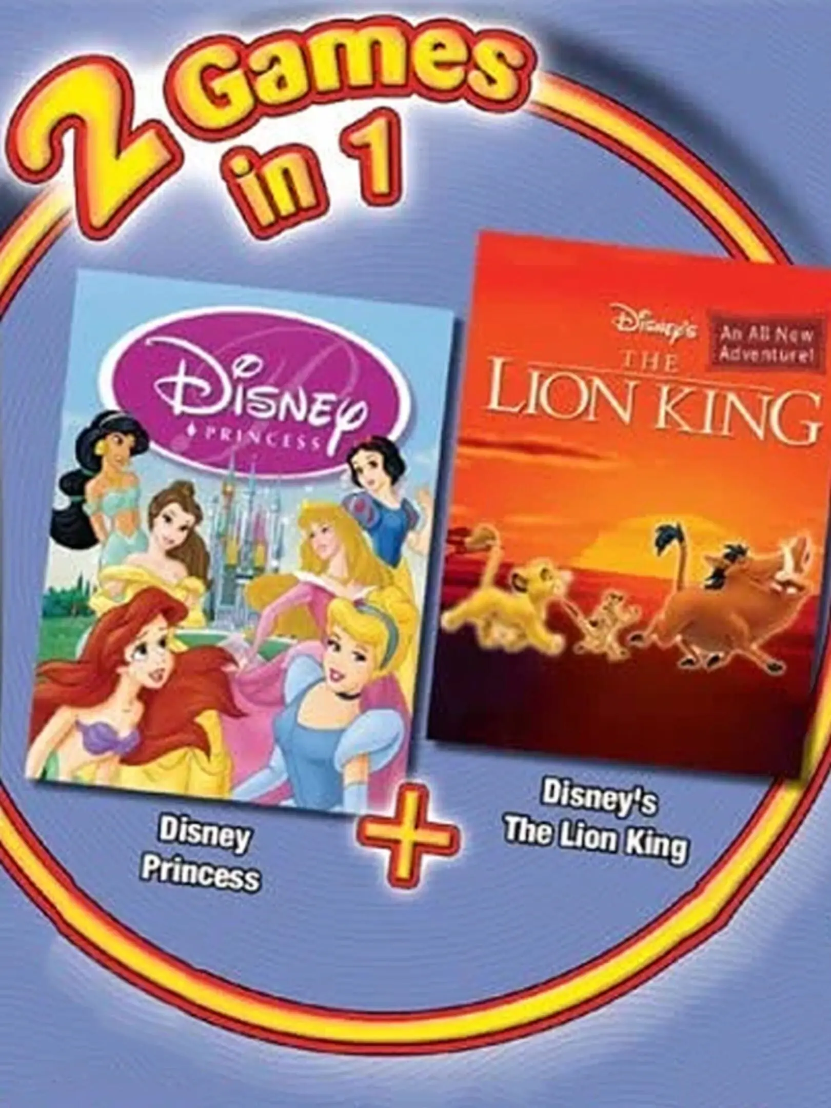 Picture of 2 Games In 1: Disney Princess + Disney's The Lion King