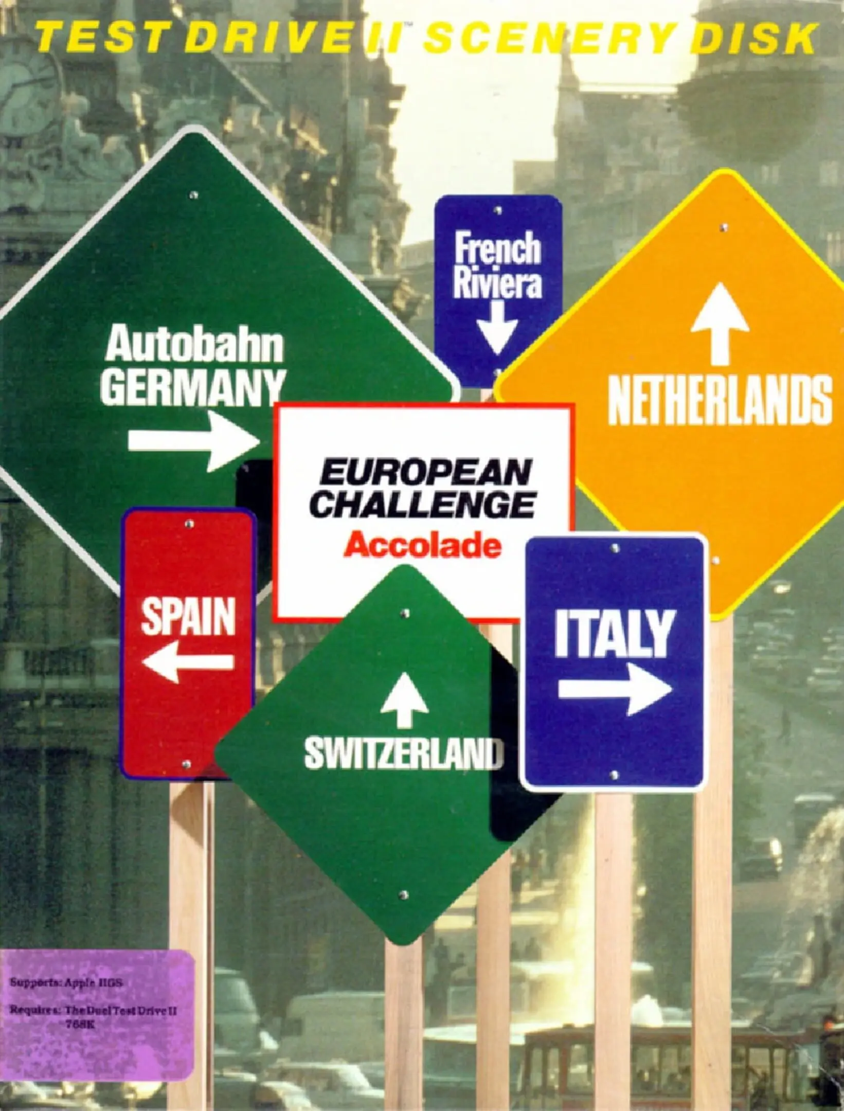 Picture of Test Drive II Scenery Disk: European Challenge