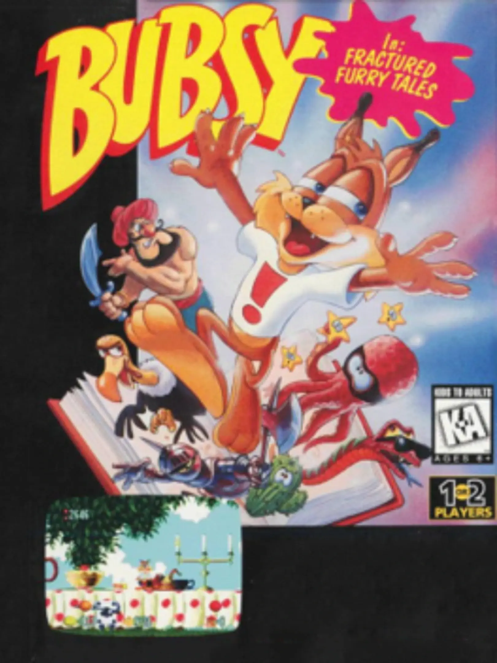 Picture of Bubsy in Fractured Furry Tales