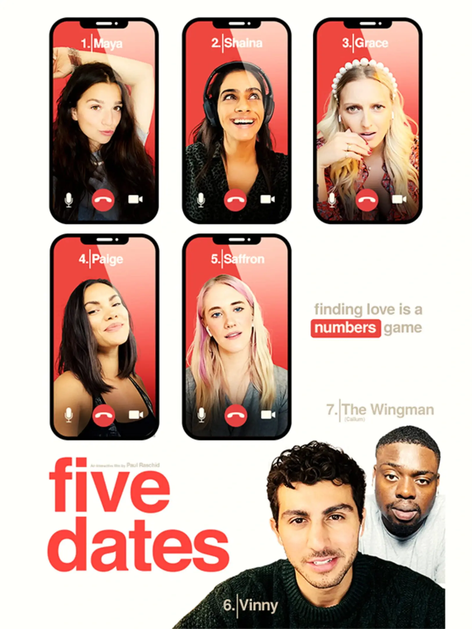 Picture of five dates