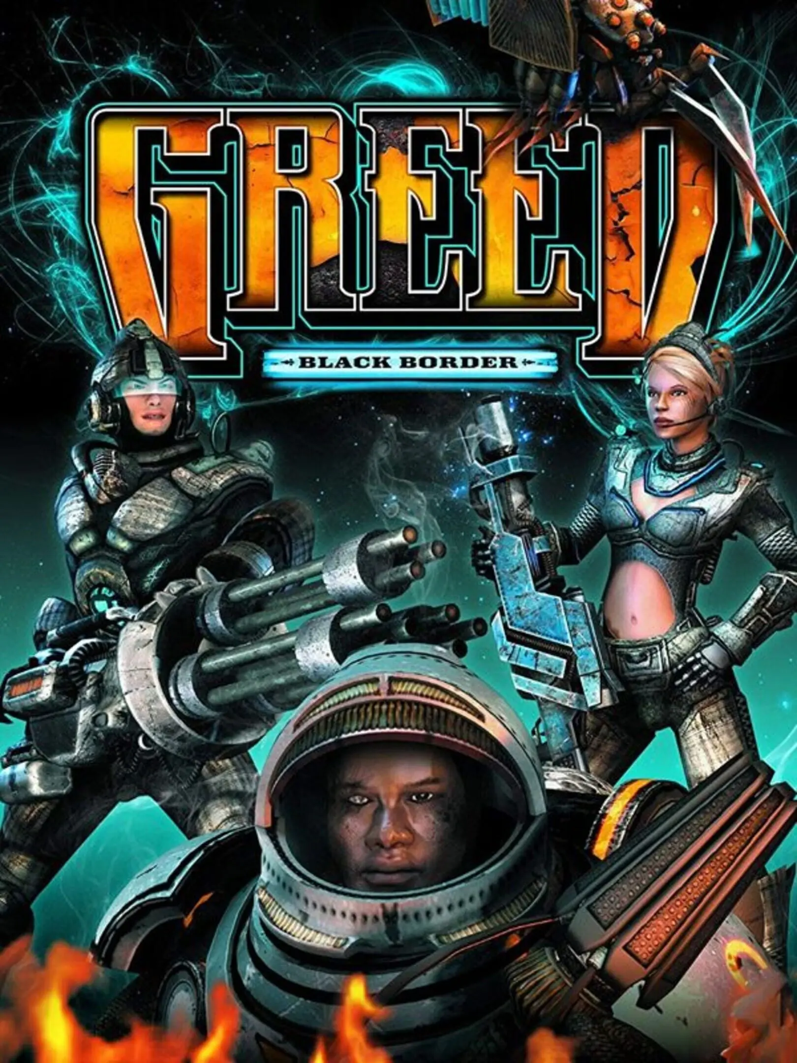 Picture of Greed - Black Border