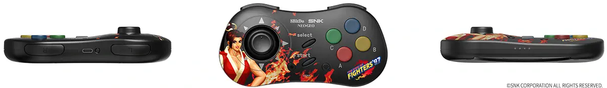 8bitdo Neo Geo CD Bluetooth Controller (Limited Edition: Mai Shiranui)