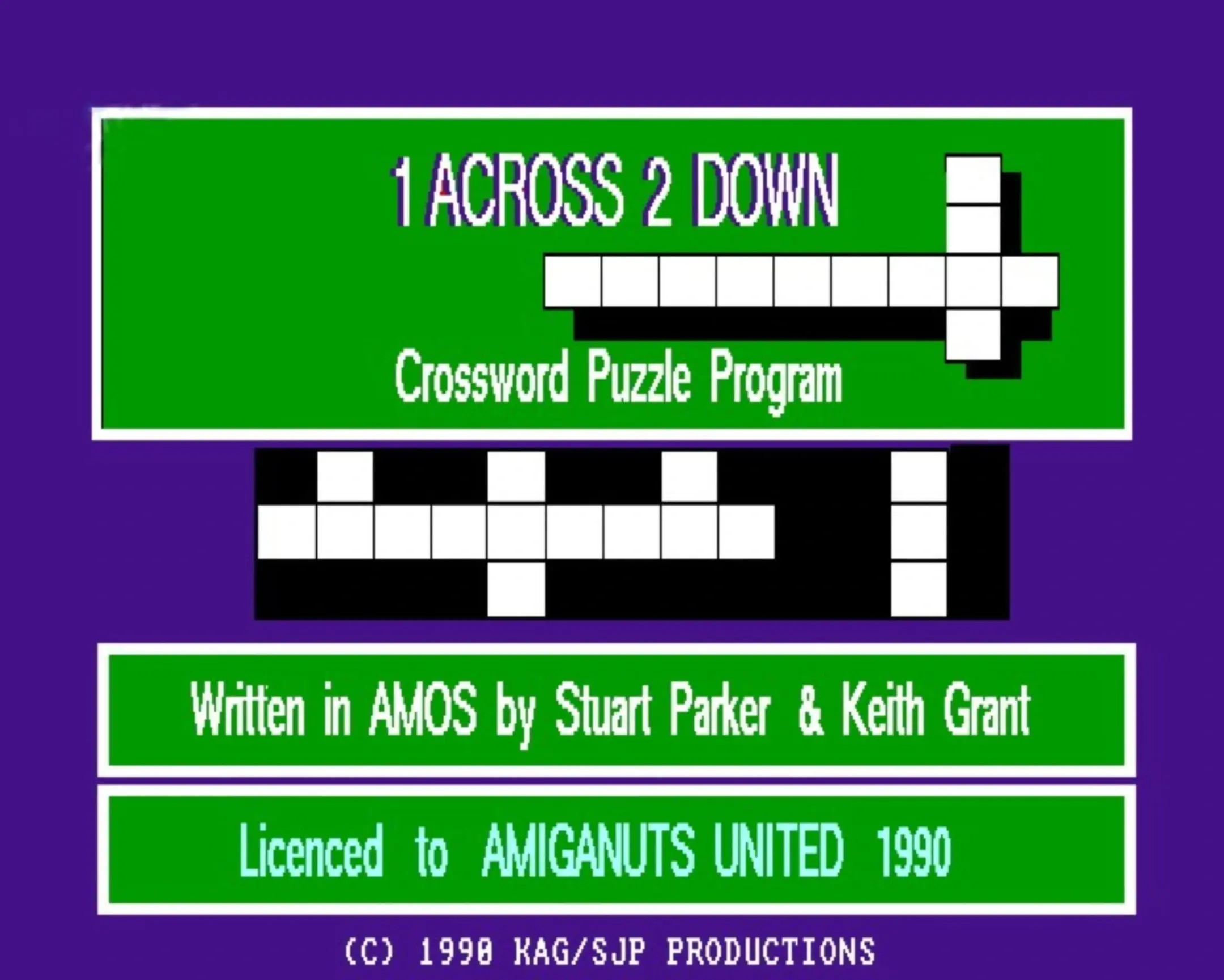 Picture of 1 Across 2 Down