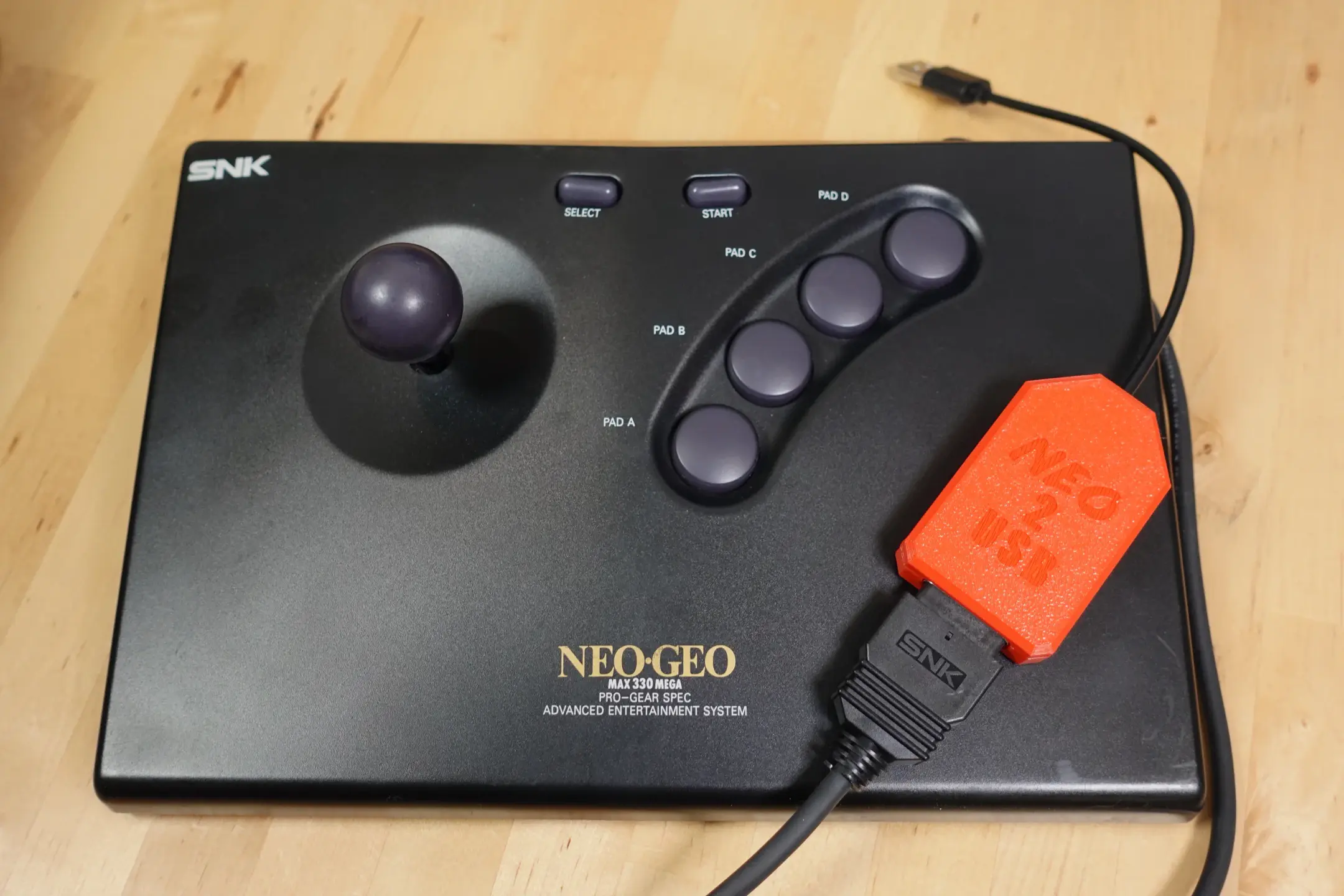 Picture of Neo2USB Ultra Low Latency Neo Geo controller adapter for MiSTer FPGA [Retrofrog] (3)