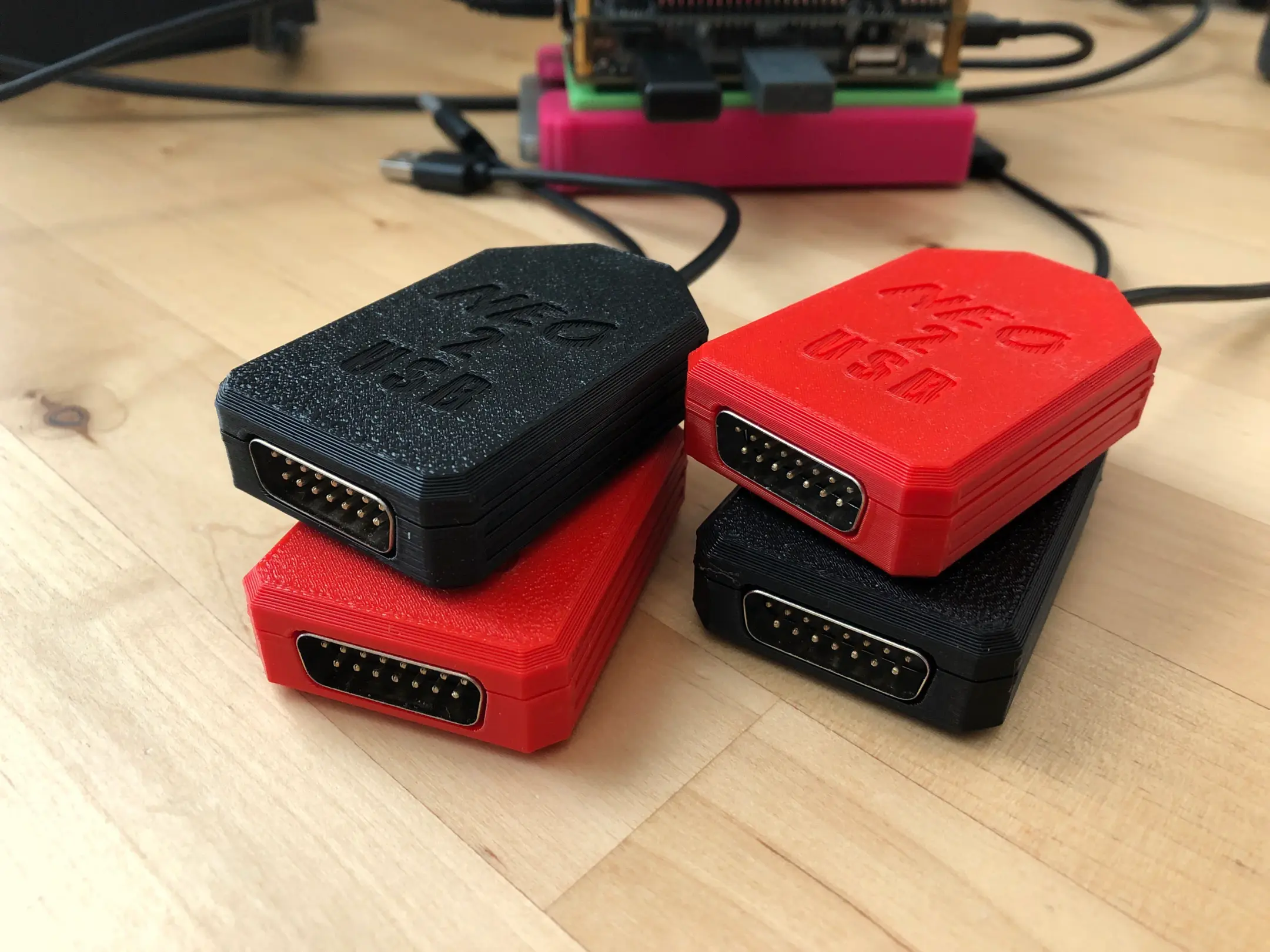 Picture of Neo2USB Ultra Low Latency Neo Geo controller adapter for MiSTer FPGA [Retrofrog] (4)