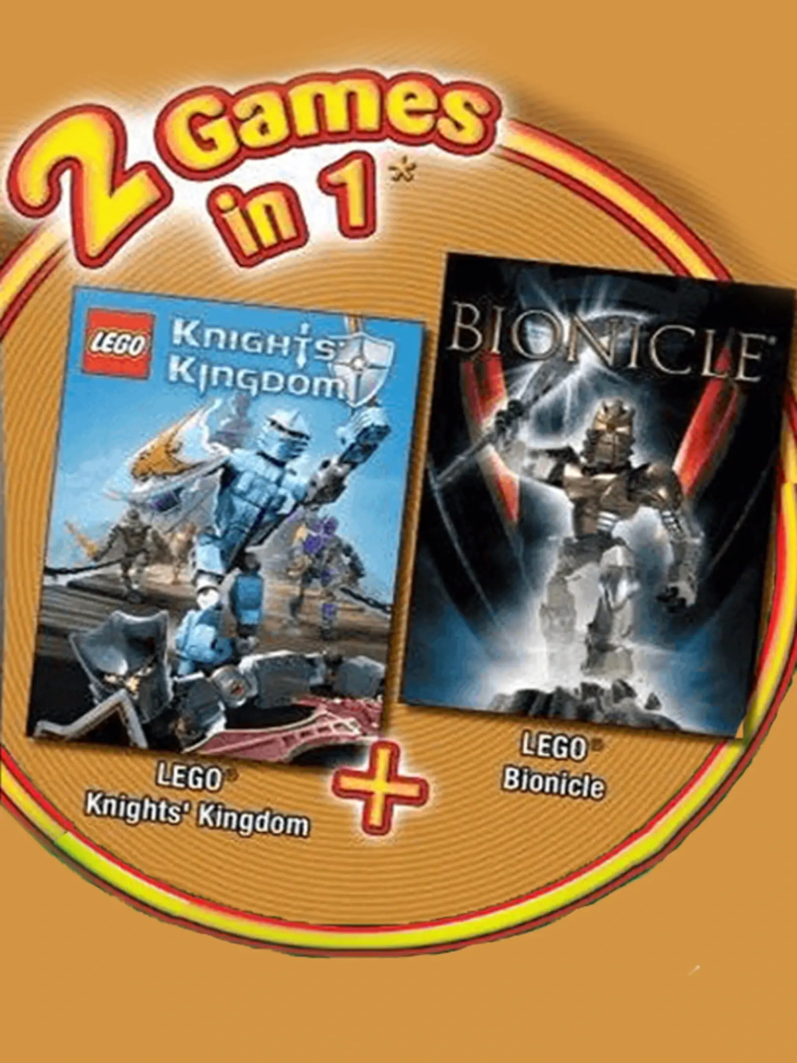 Picture of 2 Games In 1: LEGO Knights' Kingdom + LEGO Bionicle