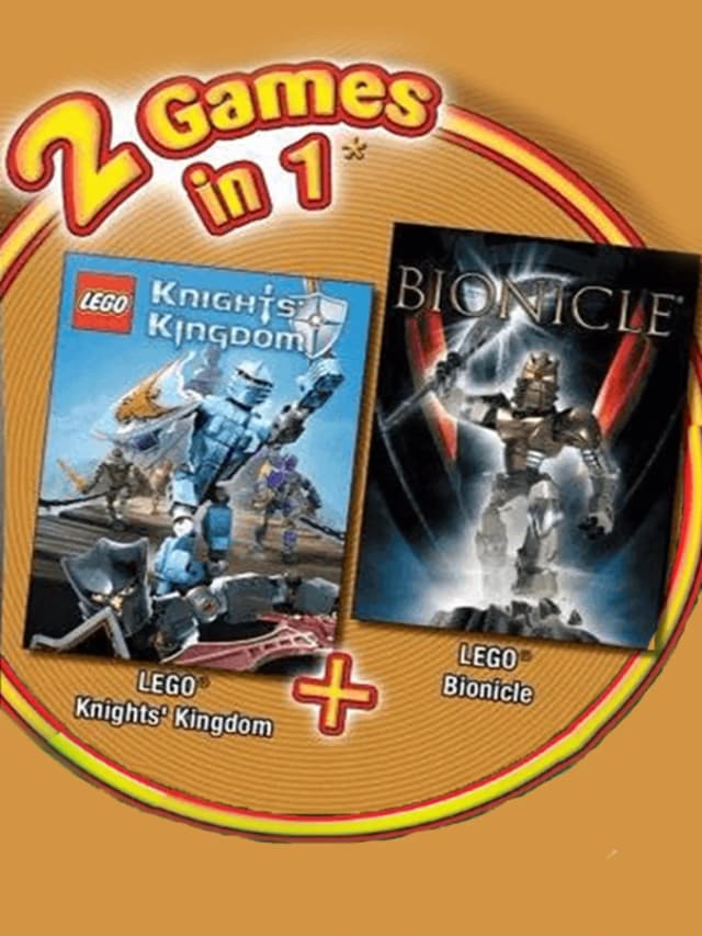 2 Games In 1: LEGO Knights' Kingdom + LEGO Bionicle