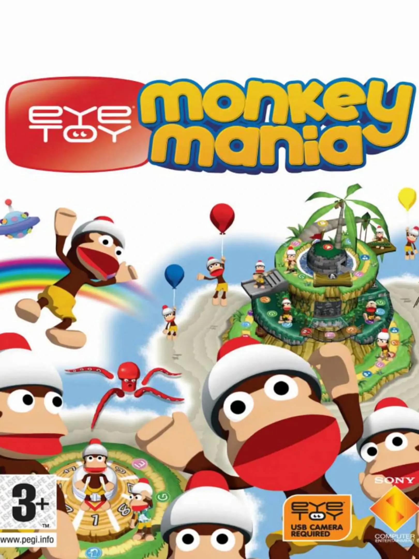 Saru Eye Toy Oosawagi: Wakki Waki Game Tenkomori!!