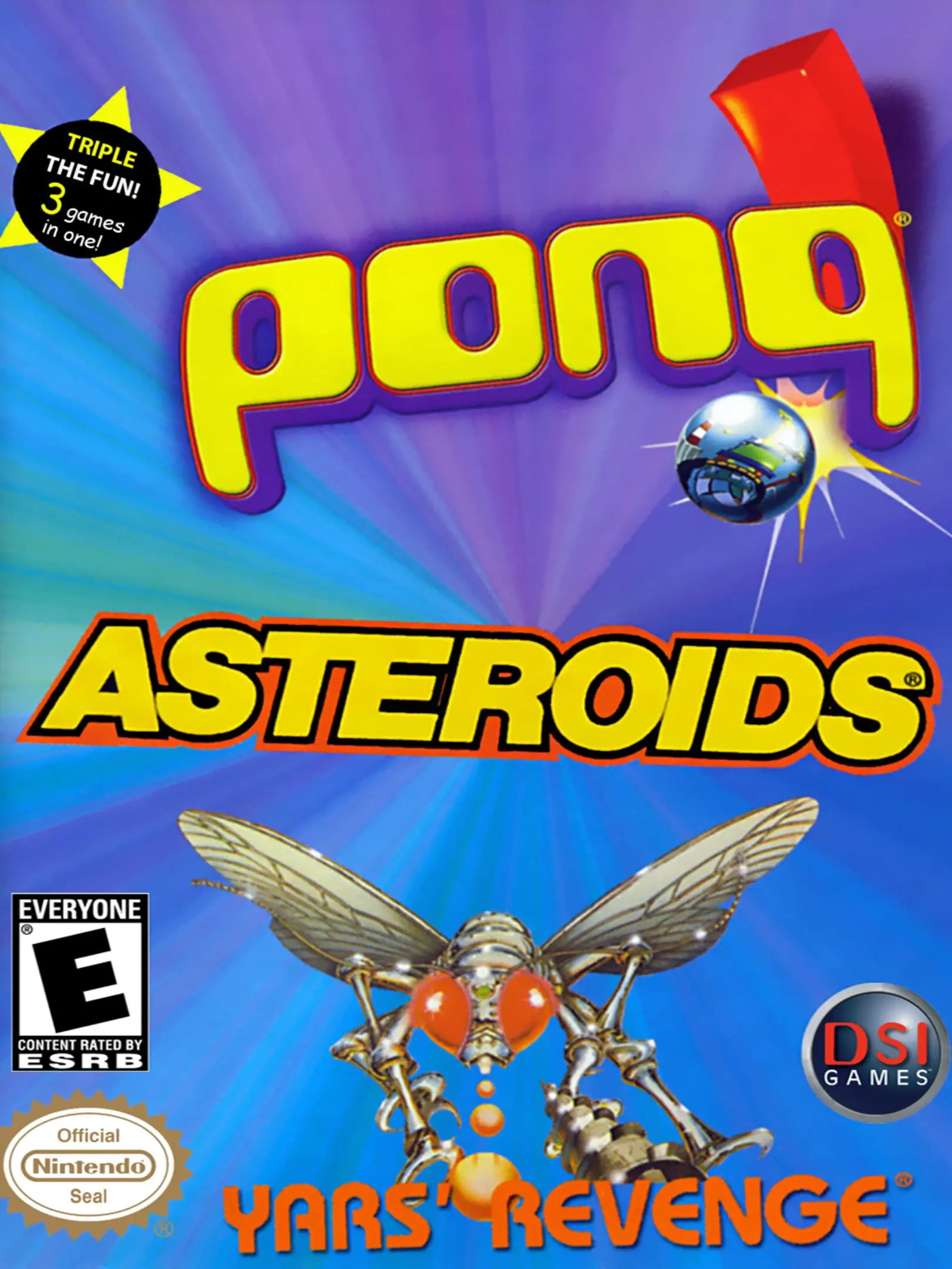 Picture of Pong / Asteroids / Yars' Revenge