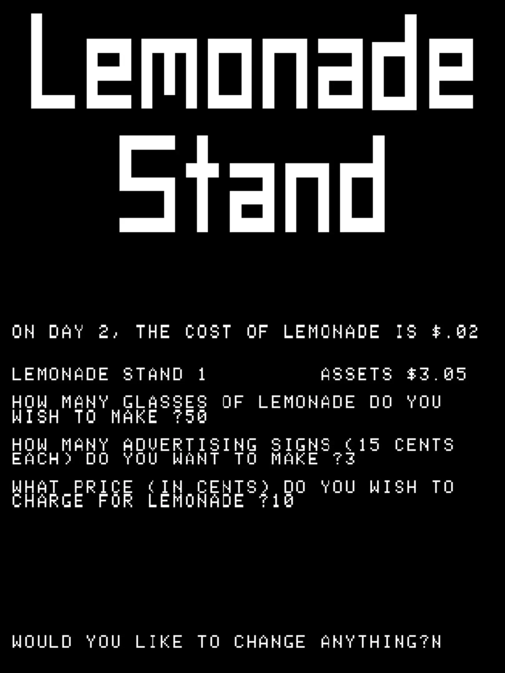 Picture of Lemonade Stand