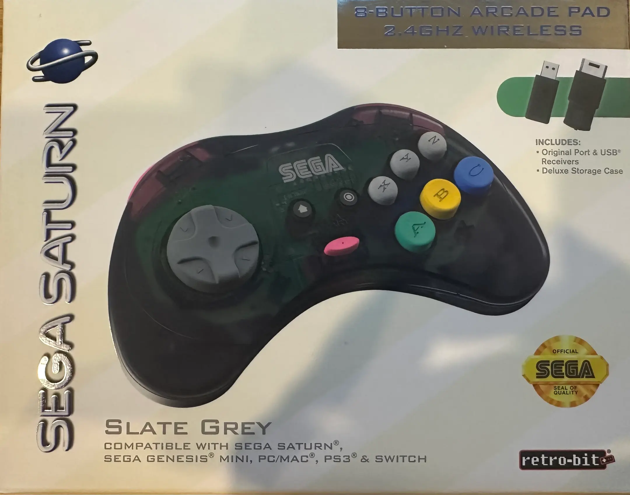 Picture of 8-Button Arcade Pad - 2.4 GHz Wireless