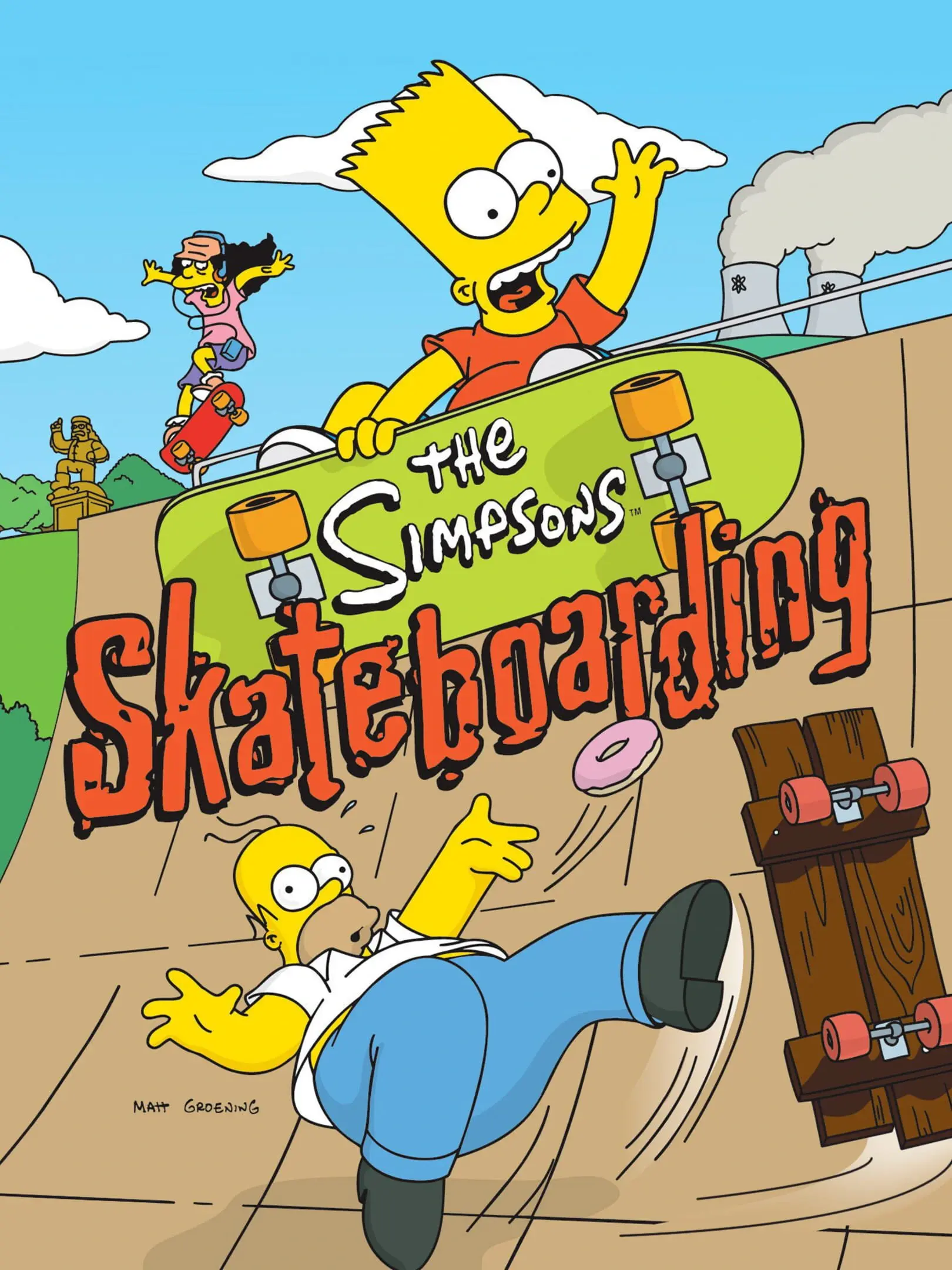 Picture of The Simpsons Skateboarding