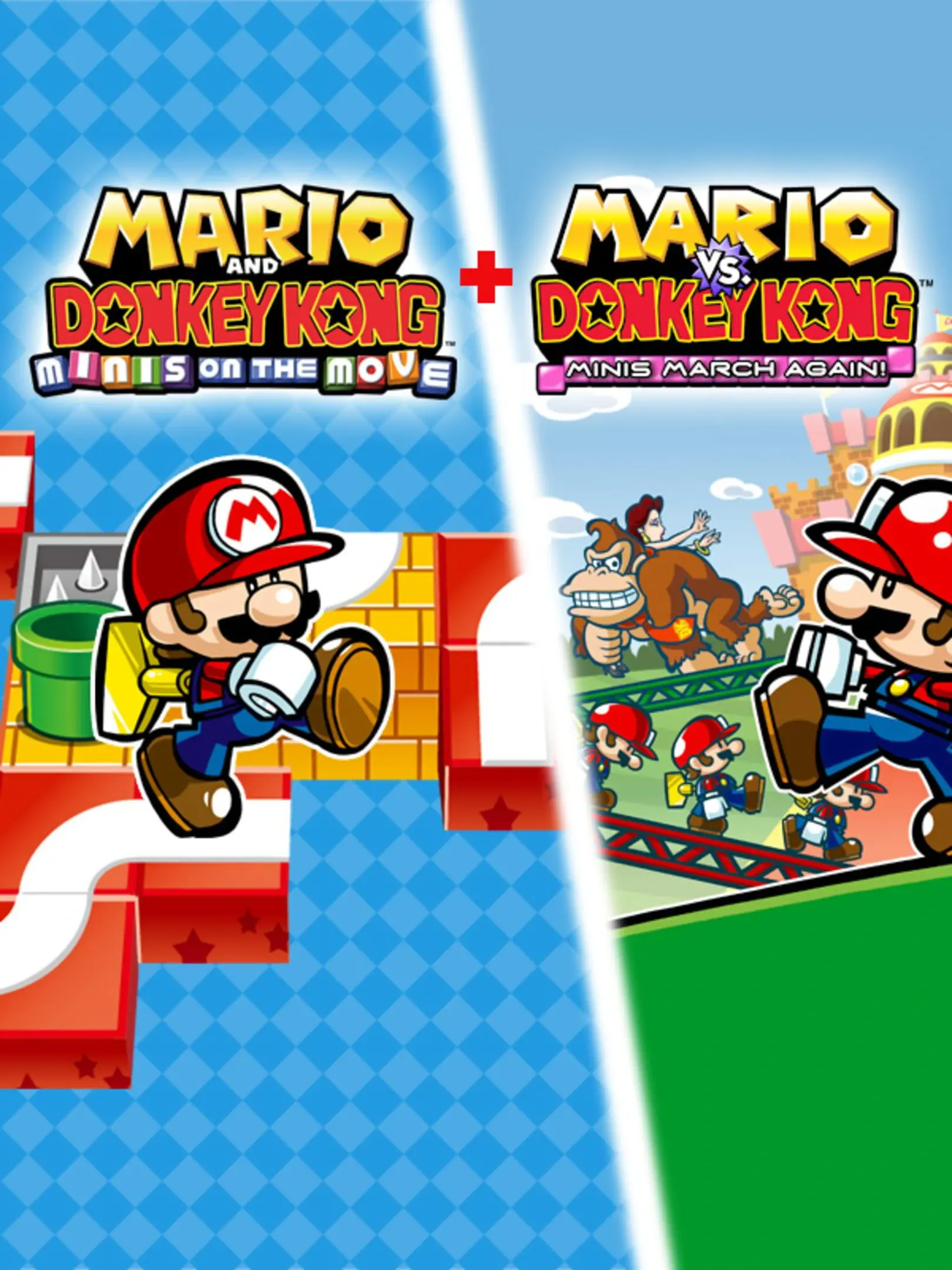 Picture of Mario and Donkey Kong: Minis on the Move + Mario vs. Donkey Kong: Minis March Again!