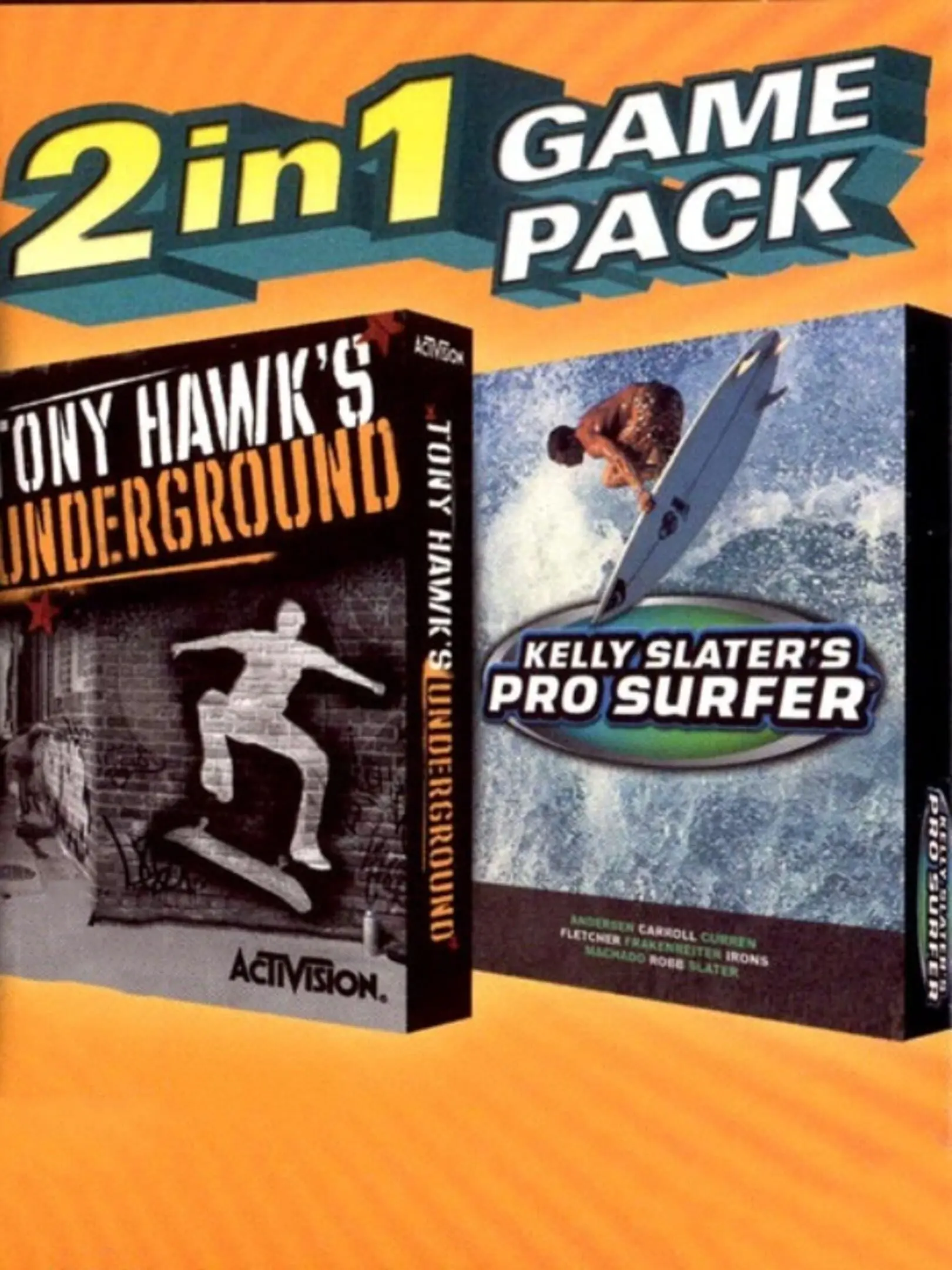 Picture of 2 In 1 Game Pack: Tony Hawk's Underground / Kelly Slater's Pro Surfer