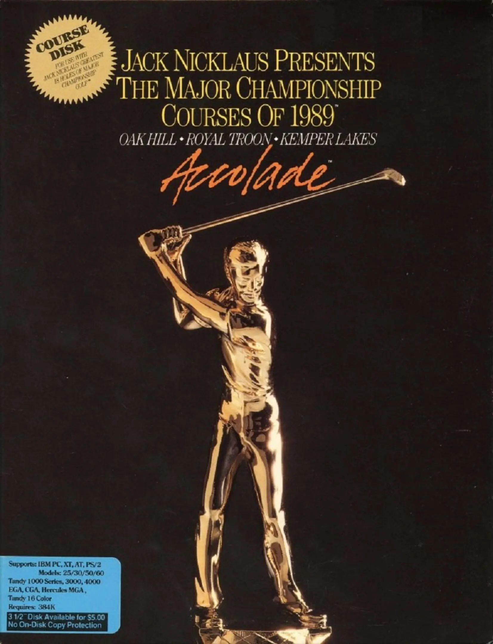 Picture of Jack Nicklaus Presents The Major Championship Courses Of 1989